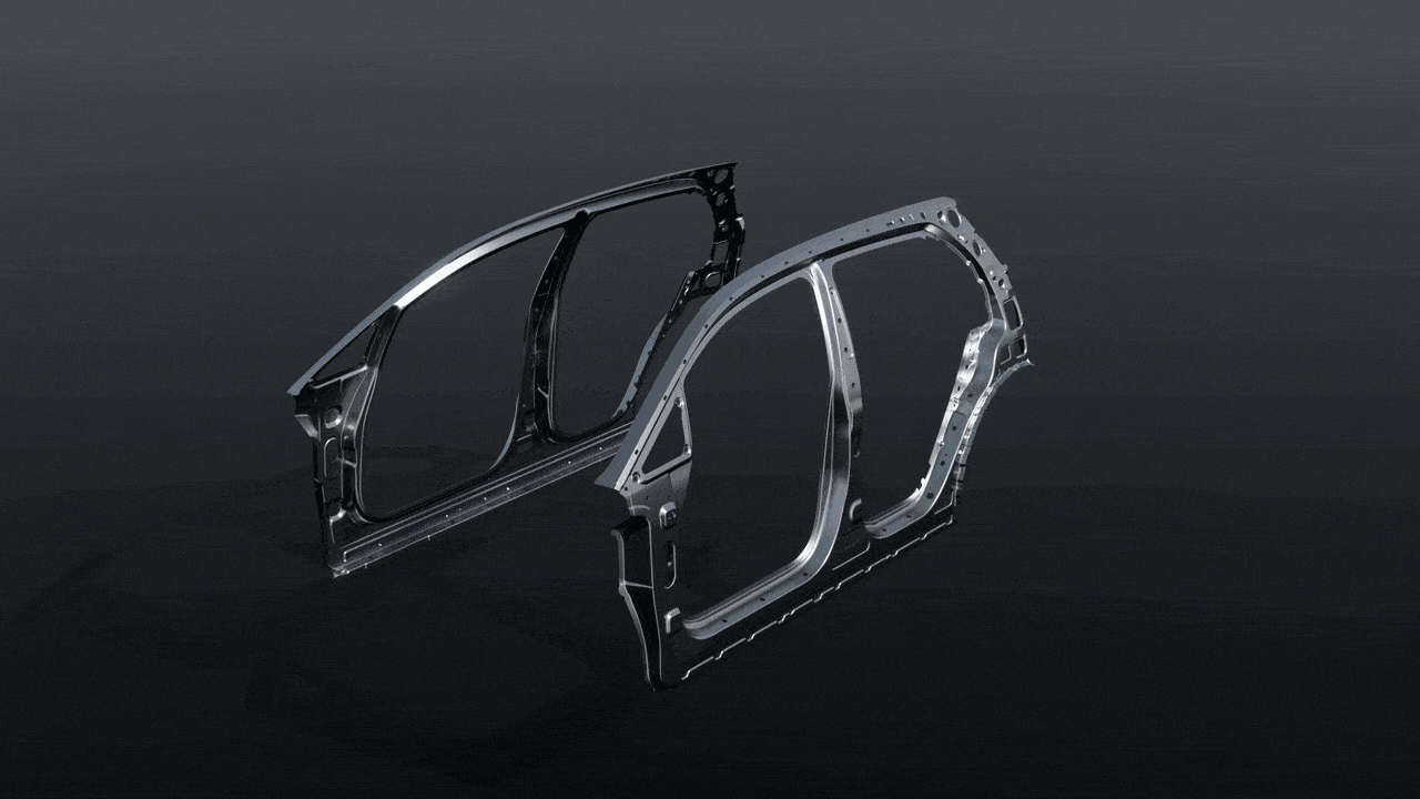 10一体式双门环加强结构+笼式盾甲车身结构