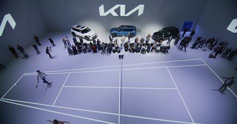 (Image 4) Rafael Nadal plays tennis on #TheIcon court with his primary coach