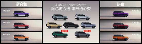 钛7车色图