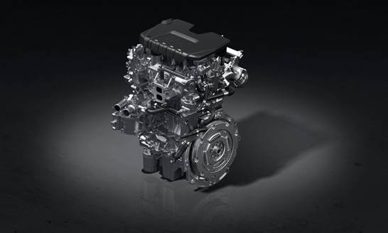 配图4:⾼效宽域混动专⽤发动机